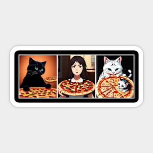 Pizza Party Sticker